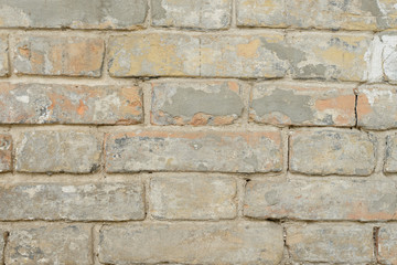 Brick texture with scratches and cracks