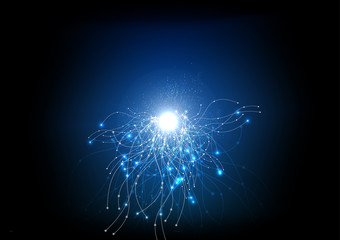 vector background abstract technology communication data Science