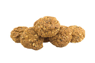 Cookies isolated on white background