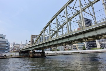 Fototapeta na wymiar 隅田川の橋