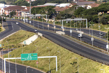 Freeway Passing Through Mhlanga Ridge  in Durban South Africa