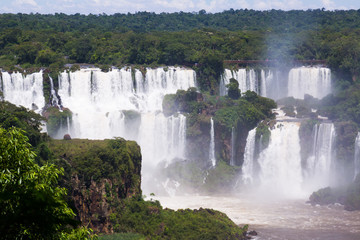 Fototapeta na wymiar Iguazu Falls in Brazil