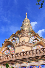 Fototapeta premium pagoda in phasornkaew temple of Thailand in the morning