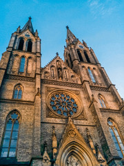 Fototapeta premium Prague Church of St. Ludmila