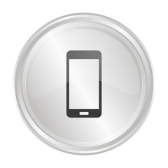 Smartphone - Verchromter Button