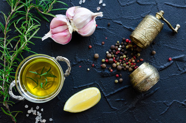 Herbs and spices selection