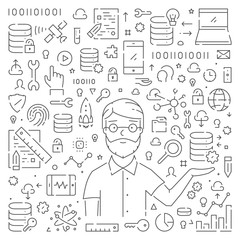 Vector line concept for big data