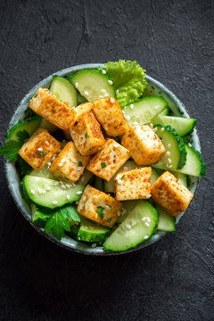 Fried Tofu Salad