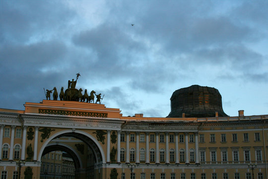 Palace (Dvortsovaya) Square in Saint Petersburg