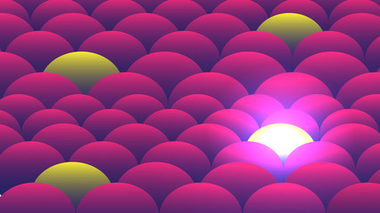 Led Glow Pattern  - Vector Illustration.