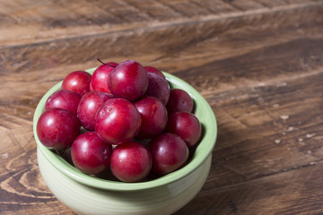 Red plums