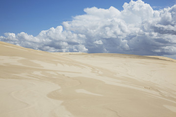 Sanddünen mit Wolenstimmung