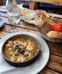 Delicious healthy food on display