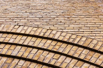 old brick wall vault grunge texture background