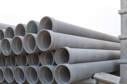 The asbestos cement pipes.