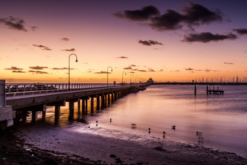 Fototapeta na wymiar St Kilda Pier, Melbourne, Victoria, Australia