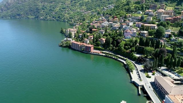 Aerial 4K - Bellano - Lago di Como (IT)