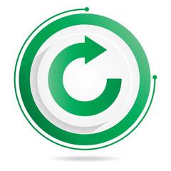 Three step cycle arrows diagram