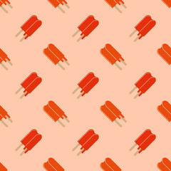 Seamless background image colorful watercolor texture popsicle pattern