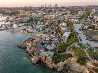 Fototapeta premium Aerial of Newport Beach Corona Del Mar