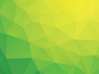 Plakat abstract green geometric background