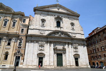 Fototapeta na wymiar Église Sant'Andrea della Valle à Rome 
