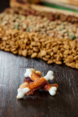 Calcium bones for dog feeding