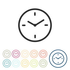 Runde Schaltflächen - Uhr - Ziffernblatt - Zeit