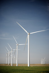 Fototapeta premium Wind energy concept
