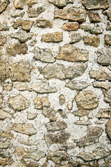 Wall background view