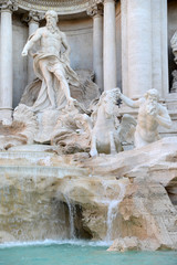 Détail de la fontaine de Trevi 