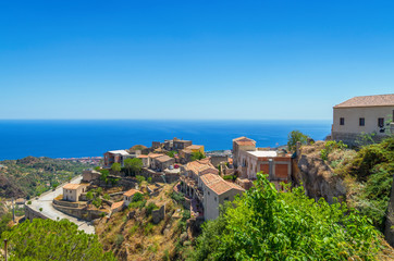 The coast, Savoca,Sicily.