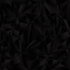 Fototapeta premium Abstract geometric pattern. Black triangles background. Vector illustration eps 10.