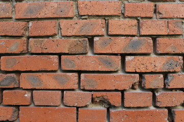 Obraz premium Old red brick wall texture
