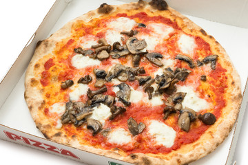 Pizza ai funghi, mushroom pizza