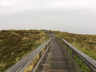 Steg auf Sylt an der K&uuml;ste