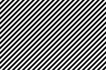 Deurstickers Stripes diagonal pattern. White on black. Vector illustration. © 01elena10