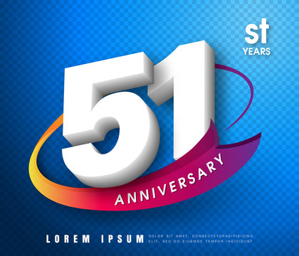 Anniversary emblems 1 anniversary template design