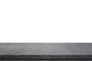 Black Whets stone Table isolated on white background
