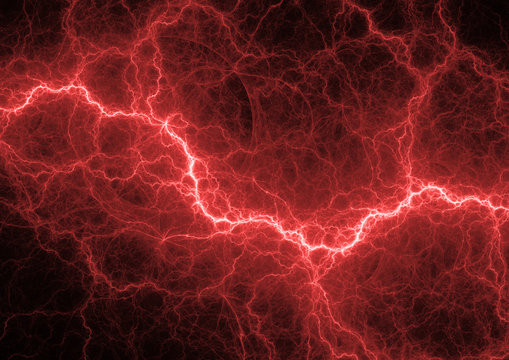 Red plasma, hot plasma background