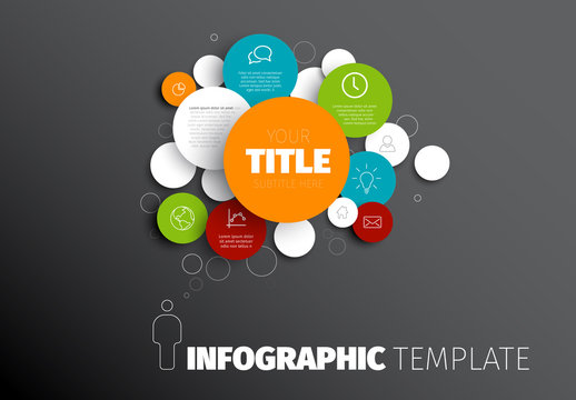 Overlapping Circles Infographic Layout 2