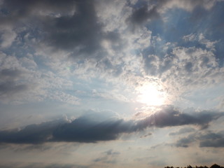 evening with a dramatic sky