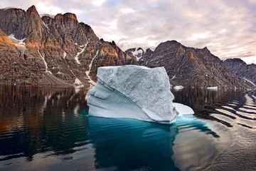 Deurstickers Arctica IJsberg in Groenland