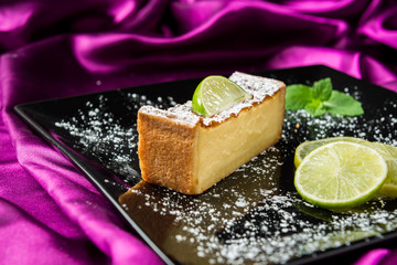 Lime tart Food Photography