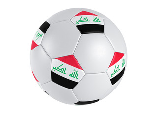 Fototapeta premium flag ball soccer
