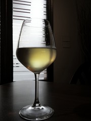 Glass of white wine