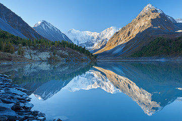 Beautiful autumn landscape, Altai mountains Russia.