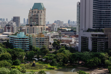 バンコク・都市の風景・ビル群
