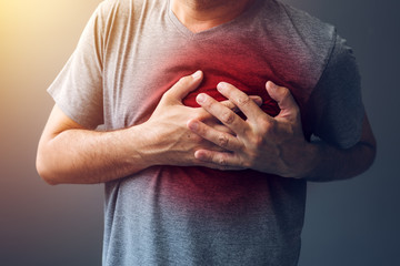 Adult male with heart burn condition
