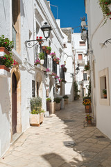 Fototapeta premium Alleyway. Locorotondo. Puglia. Italy. 